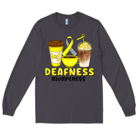 Smoke deafness awareness coffee cups Long Sleeve Tee - Artiststas