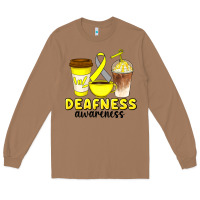 Toasted Coconut deafness awareness coffee cups Long Sleeve Tee - Artiststas