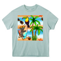 Arona tropical animals seamless pattern Heavy Core Tee - BundleAndBundleShop