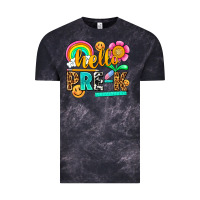 Cloud Black hello pre k Vintage Tee - NancyCooperArtShop