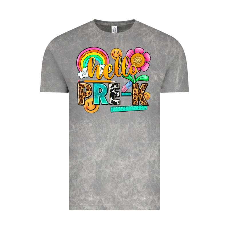 Hello Pre K Vintage Tee by NancyCooperArtShop | Teevron