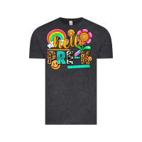 Vintage Black hello pre k Vintage Tee - NancyCooperArtShop