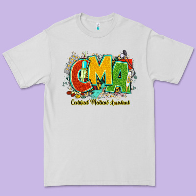 Cma Certified Medical Assistant Juneteenth Premium Tee Designed By Nancycooperartshop