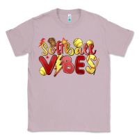 Lilac softball vibes Classic Tee - MaliasSmallBusiness