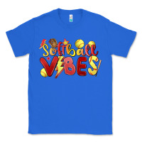 True Royal softball vibes Classic Tee - MaliasSmallBusiness