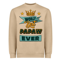 World's Best Papaw Ever Heavyweight Sweatshirt | Teevron