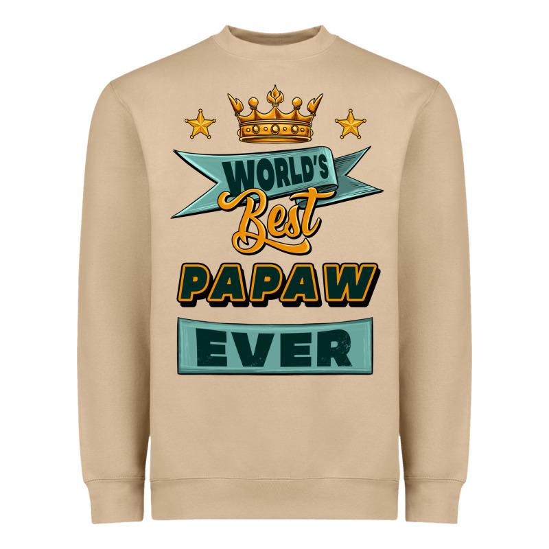 World's Best Papaw Ever Heavyweight Sweatshirt by Jasminsmagicworld | Teevron