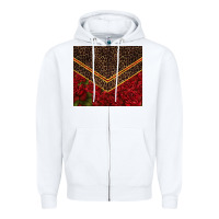 White red roses with leopard Zipper Hoodie - TumblerDesignByShophia