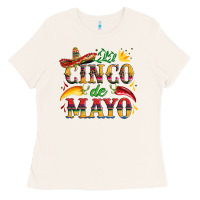 Bone cinco de mayo with pepper and sombrero Ladies Tee - Artiststas