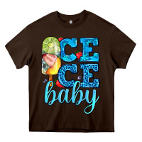 Chocolate Brown ice ice baby with popsicle Heavy Core Tee - AdoDesignShop