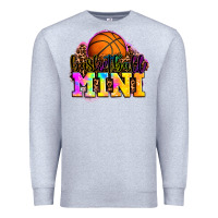 Heather Grey basketball mini Premium Sweatshirt - OliviaCreatesArt