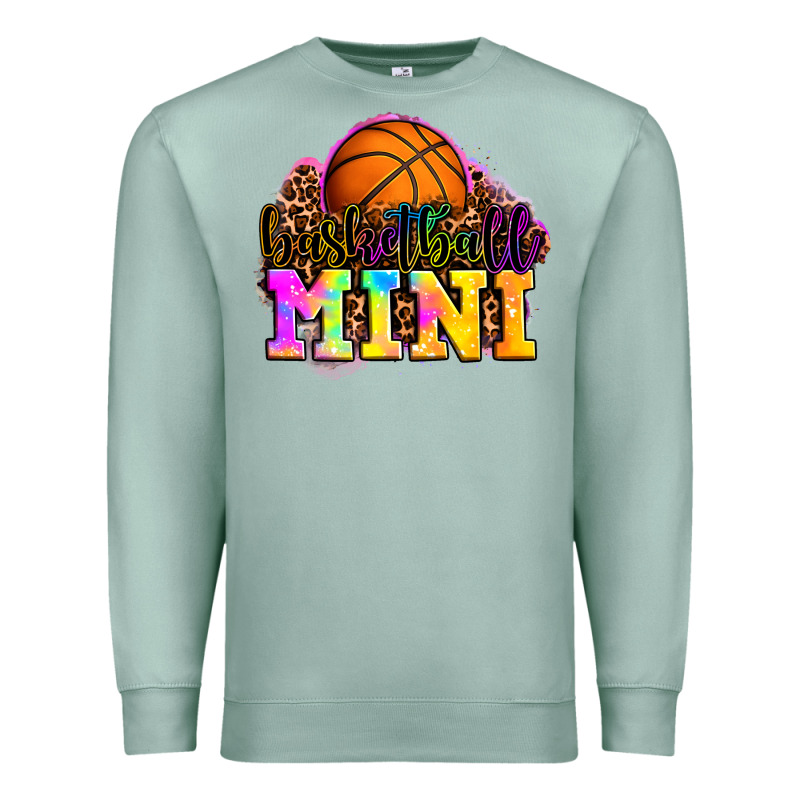 Basketball Mini Premium Sweatshirt by OliviaCreatesArt | Teevron