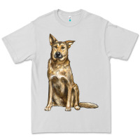 Dove Grey chinook dog Premium Tee - LillyAllenDesigns