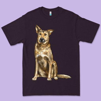 Chinook Dog Premium Tee Designed By Lillyallendesigns