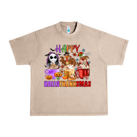 French Oak happy hallothanksmas Urban Heavy Tee - MaliasSmallBusiness