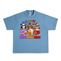 Pebble Blue happy hallothanksmas Urban Heavy Tee - MaliasSmallBusiness