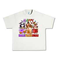 Pistachio happy hallothanksmas Urban Heavy Tee - MaliasSmallBusiness