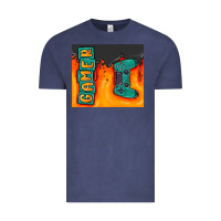 Vintage Denim gamer Vintage Tee - MaliasSmallBusiness
