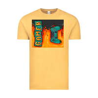 Vintage Mustard gamer Vintage Tee - MaliasSmallBusiness