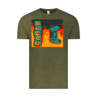 Vintage Olive gamer Vintage Tee - MaliasSmallBusiness