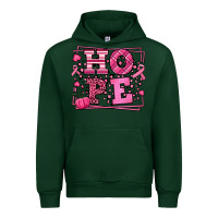 Forest Green Hope Breast Cancer Awareness Fall Urban Hoodie - LillyAllenDesigns