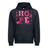 Navy Hope Breast Cancer Awareness Fall Urban Hoodie - LillyAllenDesigns