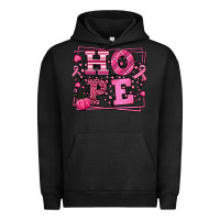 Pigment Black Hope Breast Cancer Awareness Fall Urban Hoodie - LillyAllenDesigns