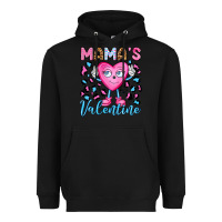 Black mama's valentine olivia Heavyweight Hoodie - OliviaCreatesArt