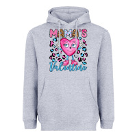 Heather Grey mama's valentine olivia Heavyweight Hoodie - OliviaCreatesArt