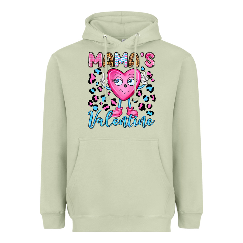 Mama's Valentine Olivia Heavyweight Hoodie by OliviaCreatesArt | Teevron