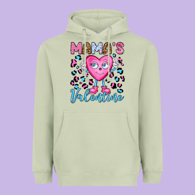 Mama's Valentine Olivia Heavyweight Hoodie Designed By Oliviacreatesart