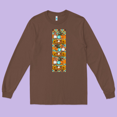 Fall Gnomes Pen Wrap Long Sleeve Tee Designed By Artiststas