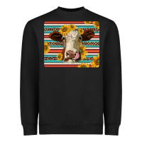 Black serape leopard hereford cattle mousepad Heavyweight Sweatshirt - Jasminsmagicworld