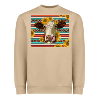 Mushroom serape leopard hereford cattle mousepad Heavyweight Sweatshirt - Jasminsmagicworld