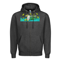 Charcoal Heather let's get salty with lime Zipper Hoodie - TumblerDesignByShophia