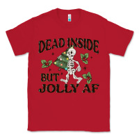 Red dead inside but jolly af Classic Tee - MaliasSmallBusiness