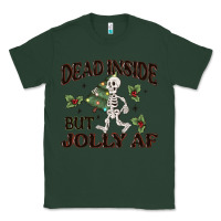 Sports Green dead inside but jolly af Classic Tee - MaliasSmallBusiness