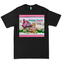 Black happy easter y'all  rabbit Premium Tee - BarkalooDesign