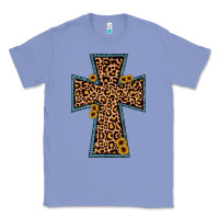 Leopard Sunflower Cross Classic Tee | Teevron