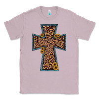 Lilac leopard sunflower cross Classic Tee - JahusDesignShop