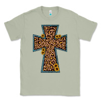 Matcha leopard sunflower cross Classic Tee - JahusDesignShop