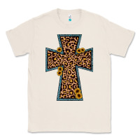 Natural leopard sunflower cross Classic Tee - JahusDesignShop