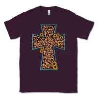 Plum leopard sunflower cross Classic Tee - JahusDesignShop