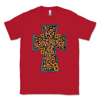 Red leopard sunflower cross Classic Tee - JahusDesignShop