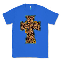 True Royal leopard sunflower cross Classic Tee - JahusDesignShop