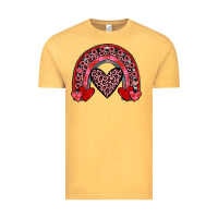 Vintage Mustard valentines heart rainbow Vintage Tee - JahusDesignShop