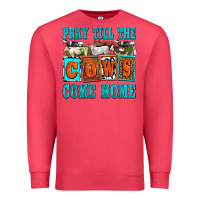 Cardinal pray till the cows come home olivia Premium Sweatshirt - OliviaCreatesArt
