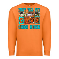 Carrot pray till the cows come home olivia Premium Sweatshirt - OliviaCreatesArt
