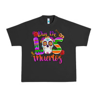 Pigment Black dia de los muertos Urban Heavy Tee - MaliasSmallBusiness