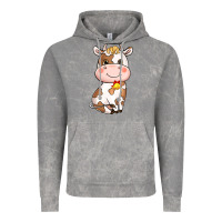 Cloud Rock cartoon cow Vintage Hoodie - NancyCooperArtShop